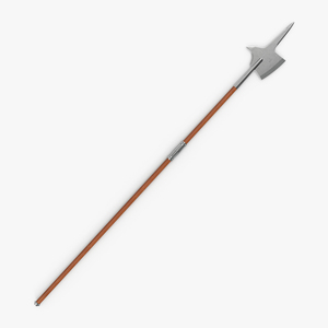 Halberd Pole Weapon 3D model