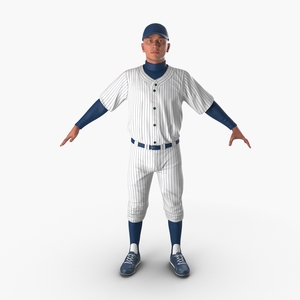 3D model Baseball Player Generic 5