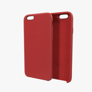 3D model iPhone 6 Plus Leather Case Red