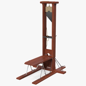 Vintage European Guillotine 3D