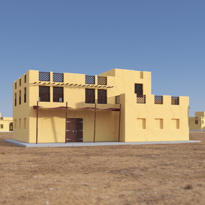 3D Cartoon Arab House model