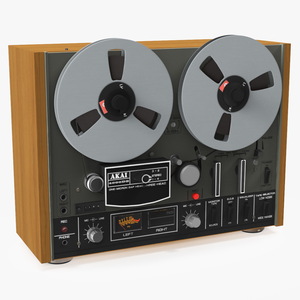 3D model Tape Recorder AKAI 4000DS