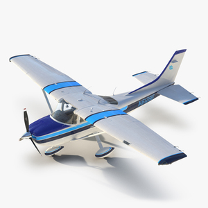 3D Cessna 182 Skylane model