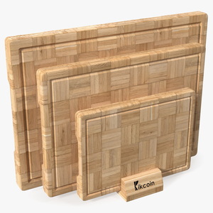 3D model Kitchen Cutting Boards with Holder Light