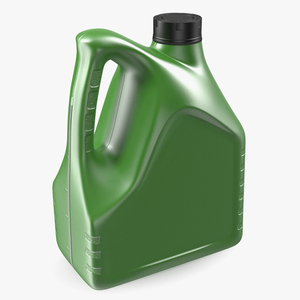 Motor Oil Green Bottle 3D