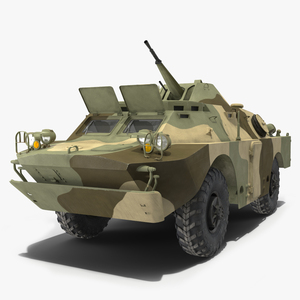 3D model BRDM 2 Amphibious Vehicle