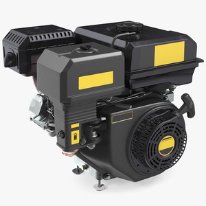 Horizontal Shaft Gas Engine 3D