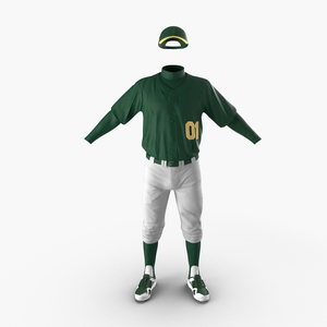 Baseball Player Outfit Generic 2 3D