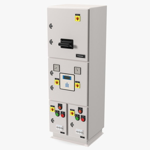 3D Standalone Industrial Electrical Control Panel