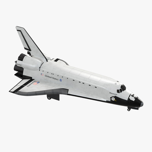 3D NASA Space Shuttle Discovery model