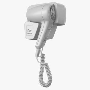 3D Wall Mounted Hair Dryer model