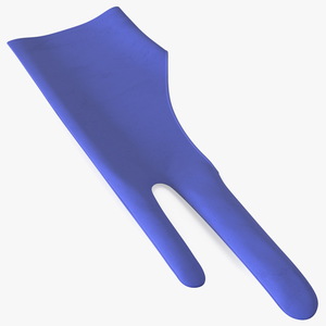 3D Drawing Glove Blue model