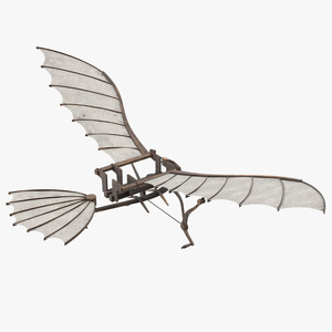 Leonardo da Vinci Glider 3D model