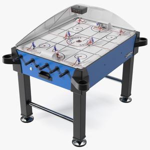 Carrom Signature Stick Hockey Table Rigged 3D