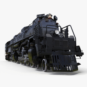 Locomotive Big Boy Rigged for Maya 3D model