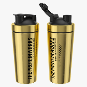 3D model The Protein Works Black n Gold Protein Shaker