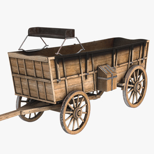 3D model Open Wagon