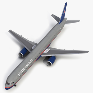 3D model Boeing 757 300 United Airlines