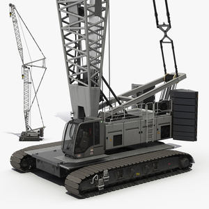 3D Lattice Boom Crane Generic