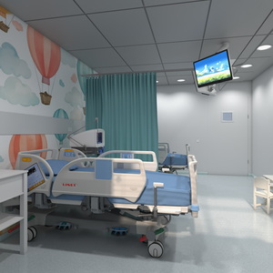 3D Pediatric Hospital Ward model