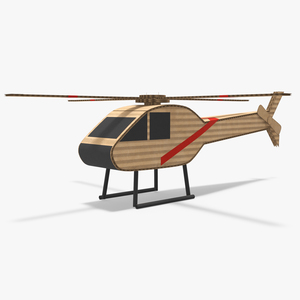 3D model Cardboard Helicopter