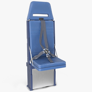 3D model Boeing Aircraft Crew Seat