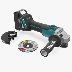 3D Makita XAG03M Angle Grinder Kit