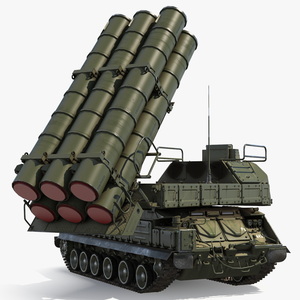 Buk M3 Russian Medium Range Air Defense Missile System 3D model