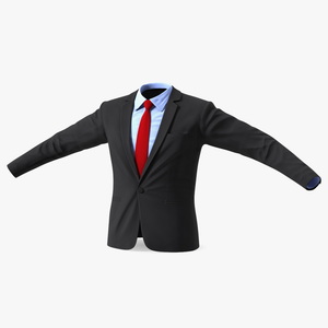 3D Mens Formal Suit Jacket model