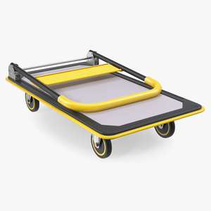 Folded Trolley 3D model