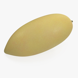 Pale Long Mango Fruit for 3D Print 3D model