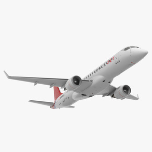 3D Mitsubishi SpaceJet M90 Retracted Landing Gear