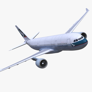 3D Cathay Pacific Airbus A330-200 Rigged for Cinema 4D