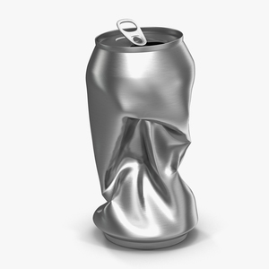 3D Crushed Soda Can 2 model