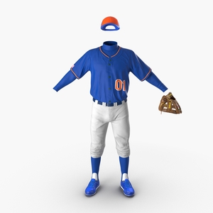 Baseball Player Outfit Generic 6 3D