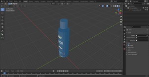 3D Shaving Gel Blue