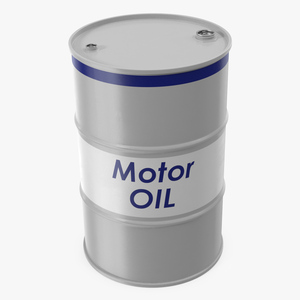 3D Motor Oil Barrel