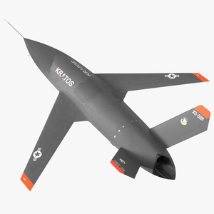 3D Kratos XQ-58 Valkyrie