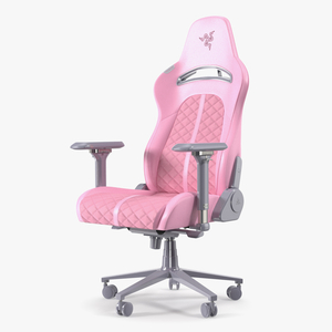 3D model Gaming Chair Razer Enki Quartz Pink