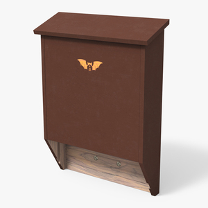 3D model Bat House Brown