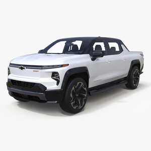 Chevrolet Silverado EV RST White 2024 3D