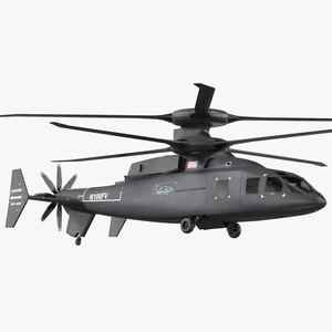 3D SB-1 Defiant Helicopter model