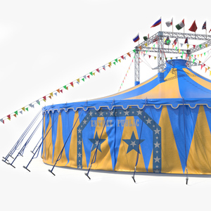 3D Traditional Circus Tent model