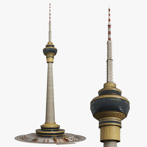 3D model Central Radio TV Tower Beijing