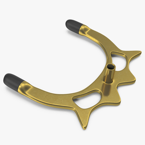 Cue Rest Brass Head 3D model