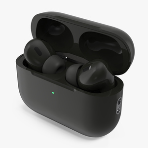 3D Wireless Headphones with Charging Station USB-C Black model