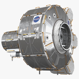 3D model ISS Quest Joint Airlock Module