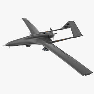 Unmanned Combat Aerial Vehicle Rigged 3D