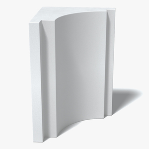 3D model Architectural Molding Gypsum Type 5