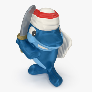 3D Kinder Surprise Retro Shark Toy